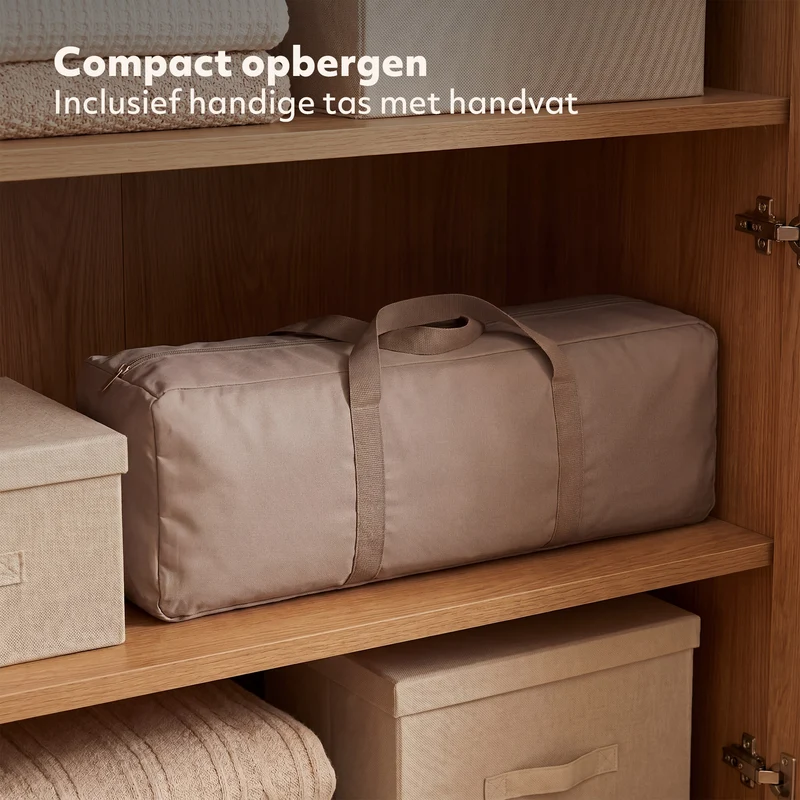 Deryan Luxury Camping Bett Creme