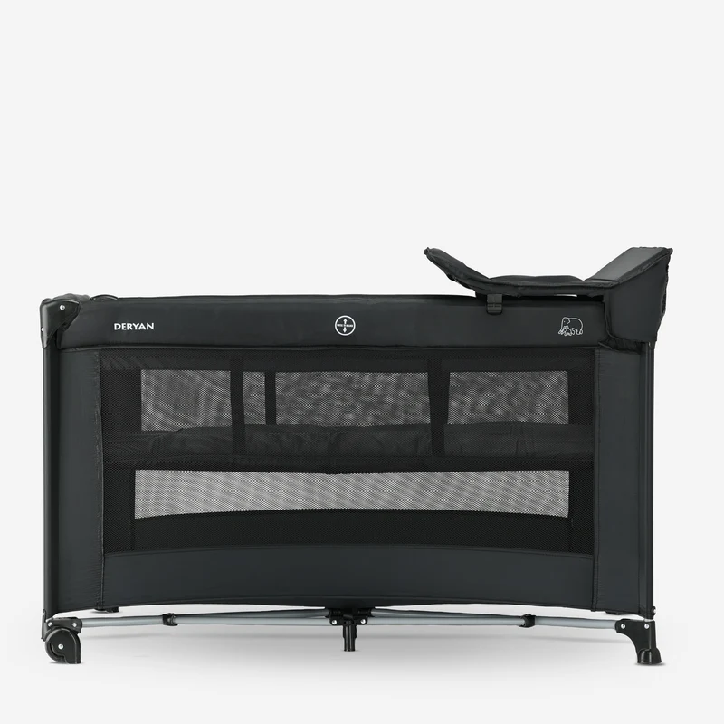 Deryan Luxury Camping Bett Schwarz