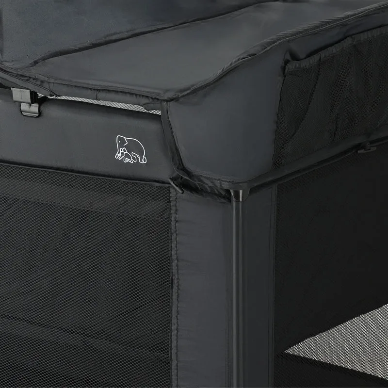 Deryan Luxury Camping Bett Schwarz