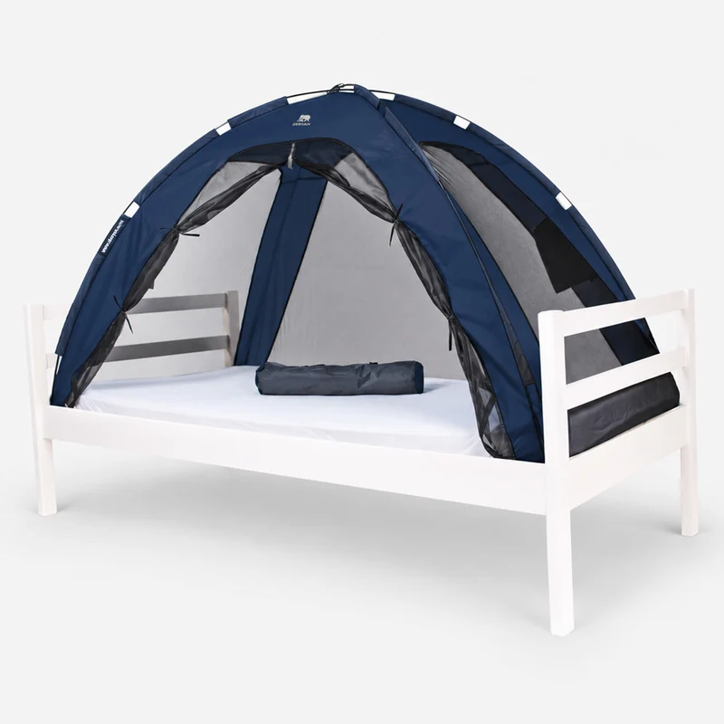 Bettzelt Moskitonetz Navy - 200x90cm - Moskitonetz höchster Qualität