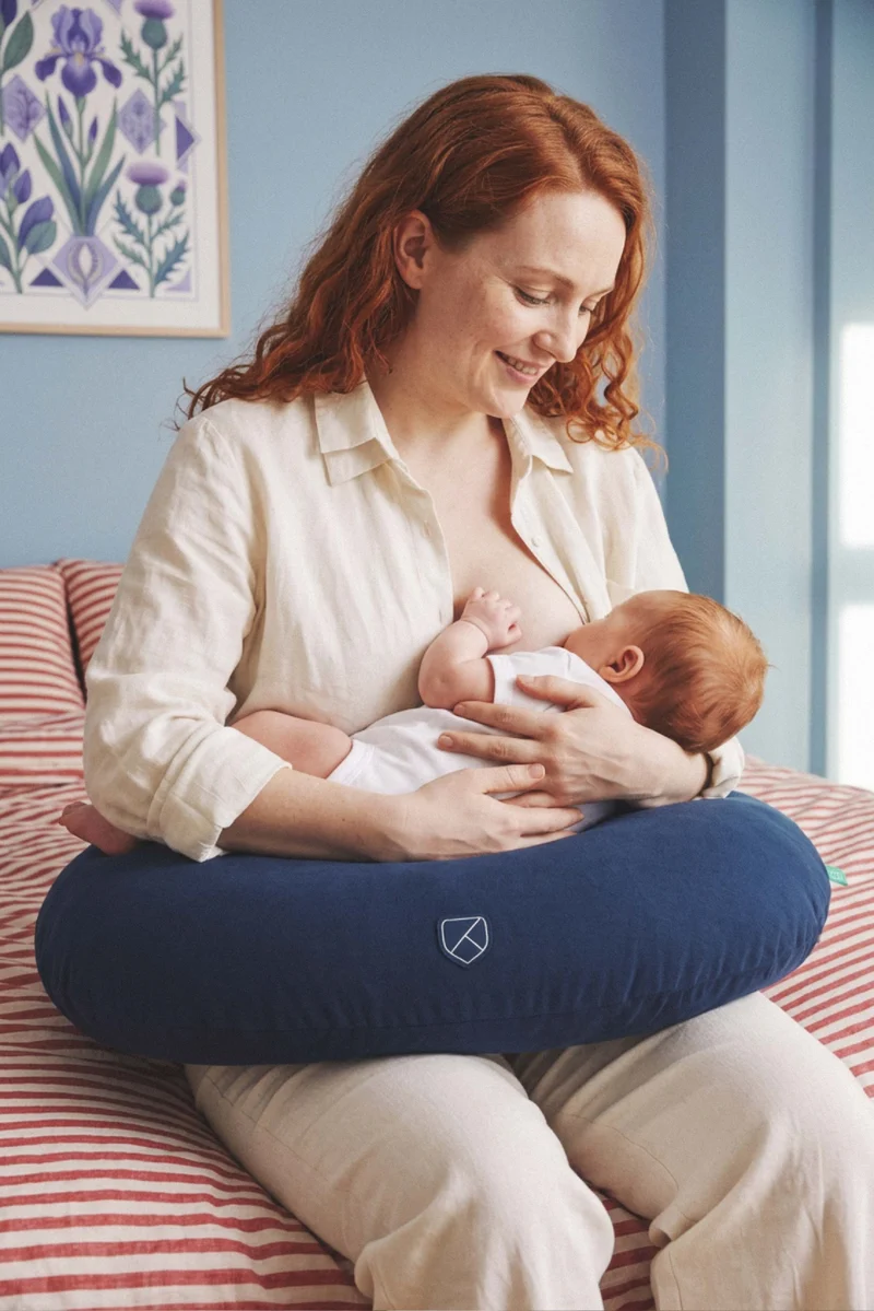 HUG BABY Breastfeeding Pillow - Dark Blue