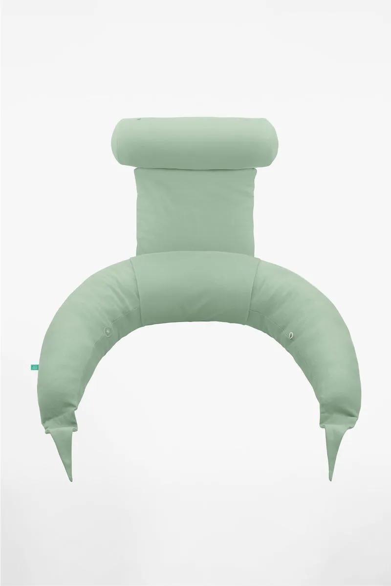 HUGS PLUS Pregnancy and Breastfeeding Pillow - Pale Green