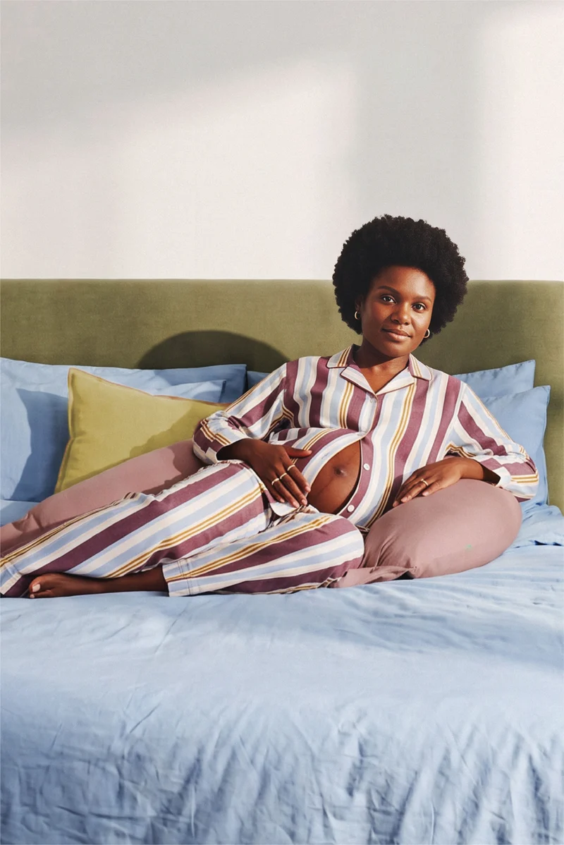 HUGS PLUS Pregnancy and Breastfeeding Pillow - Light Brown