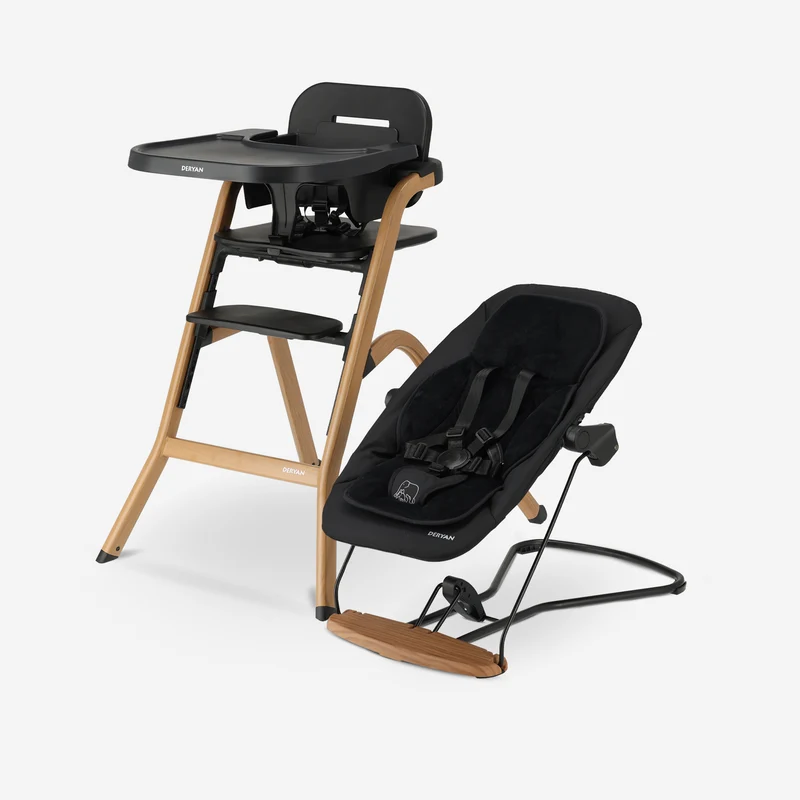 Curve Hochstuhl Set komplett - Inklusive Babywippe