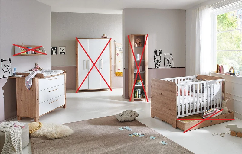 Arthur Berndt Kinderzimmer 2tlg.+3tlg.+Zubehör Marlon