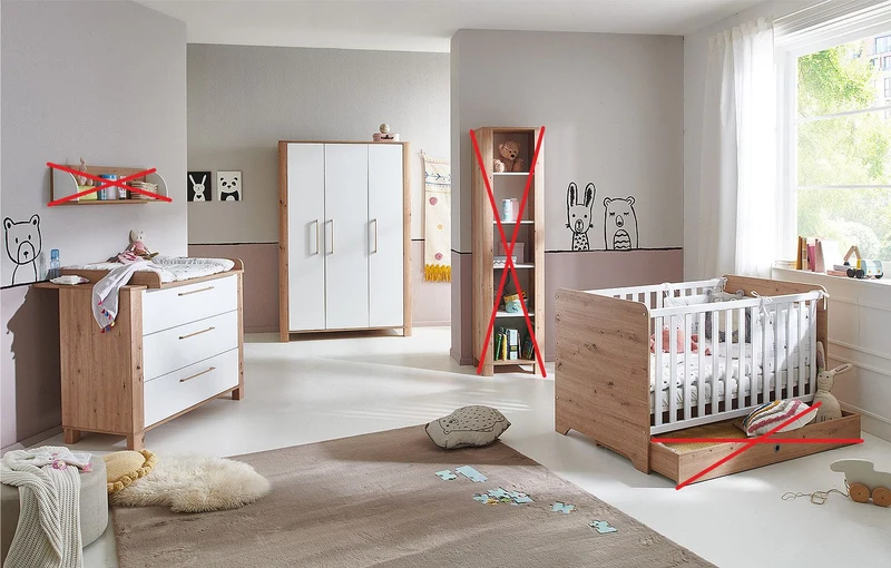 Arthur Berndt Kinderzimmer 2tlg.+3tlg.+Zubehör Marlon