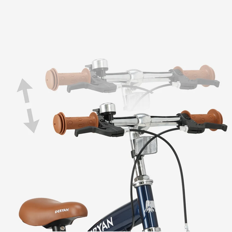 Deryan Kinderfahrrad 12 Zoll – 3-in-1 – Laufrad Blau