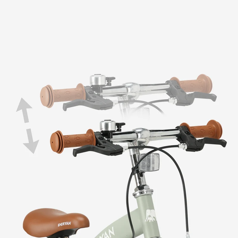 Deryan Kinderfahrrad 12 Zoll – 3-in-1 – Laufrad Grün