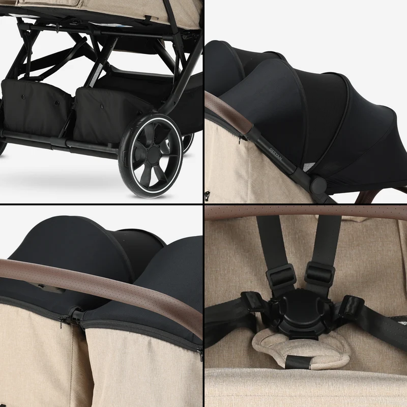 Deryan Rolo DuoBuggy X2 XL Nougat V2