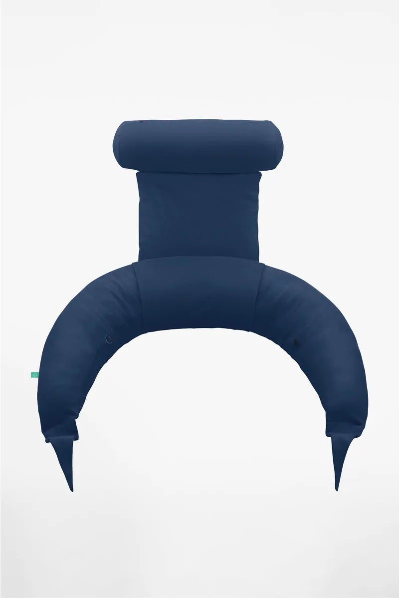 HUGS PLUS Pregnancy and Breastfeeding Pillow - Dark Blue