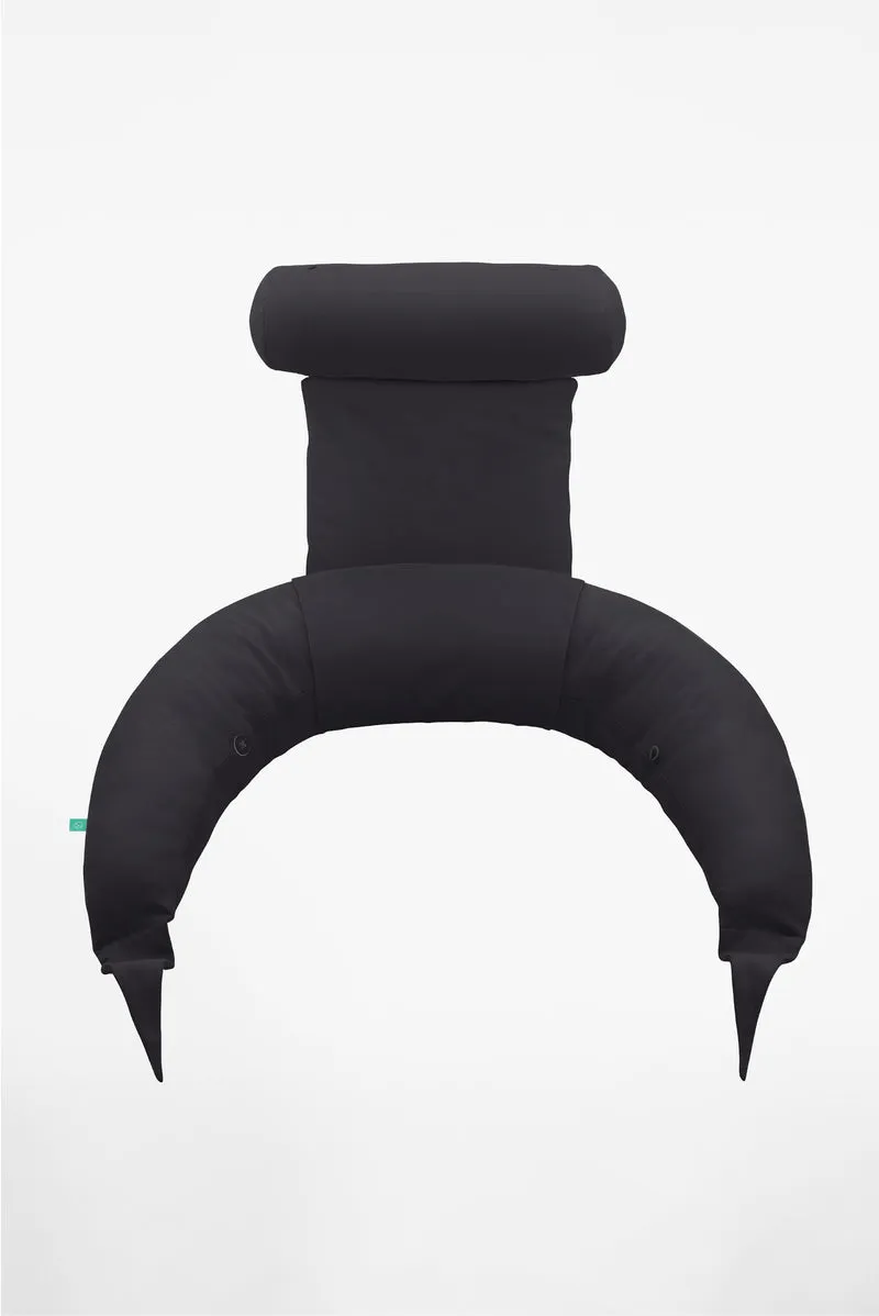 HUGS PLUS Pregnancy and Breastfeeding Pillow - Black
