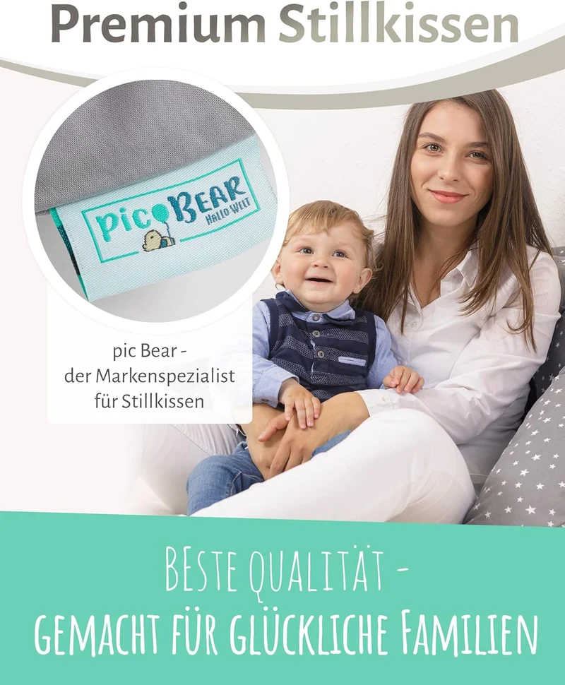 pic Bear Stillkissen Premium | XXL 190cm | made in Germany