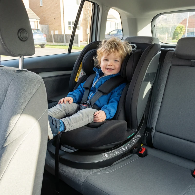Deryan Luxe I-Size-Autokindersitz – Gruppe 0-1-2-3 – Isofix – um 360° drehbar