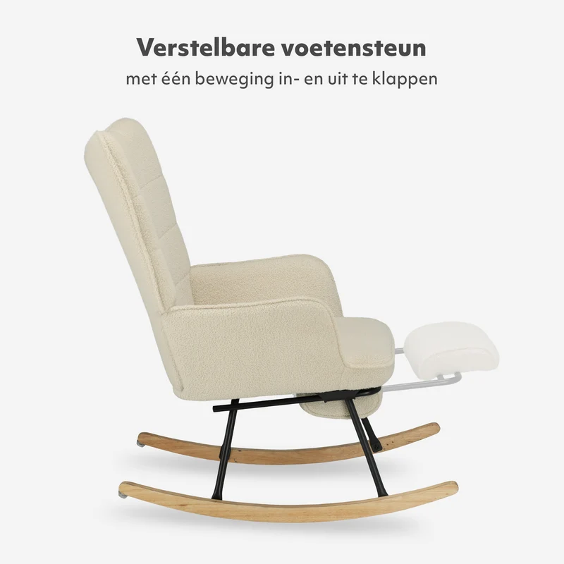 Mooiys Schommelstoel teddy