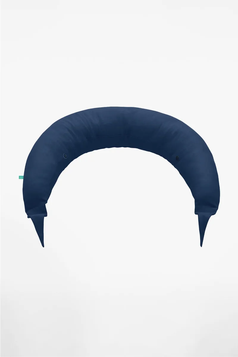 HUGS Pregnancy and Breastfeeding Pillow - Dark Blue