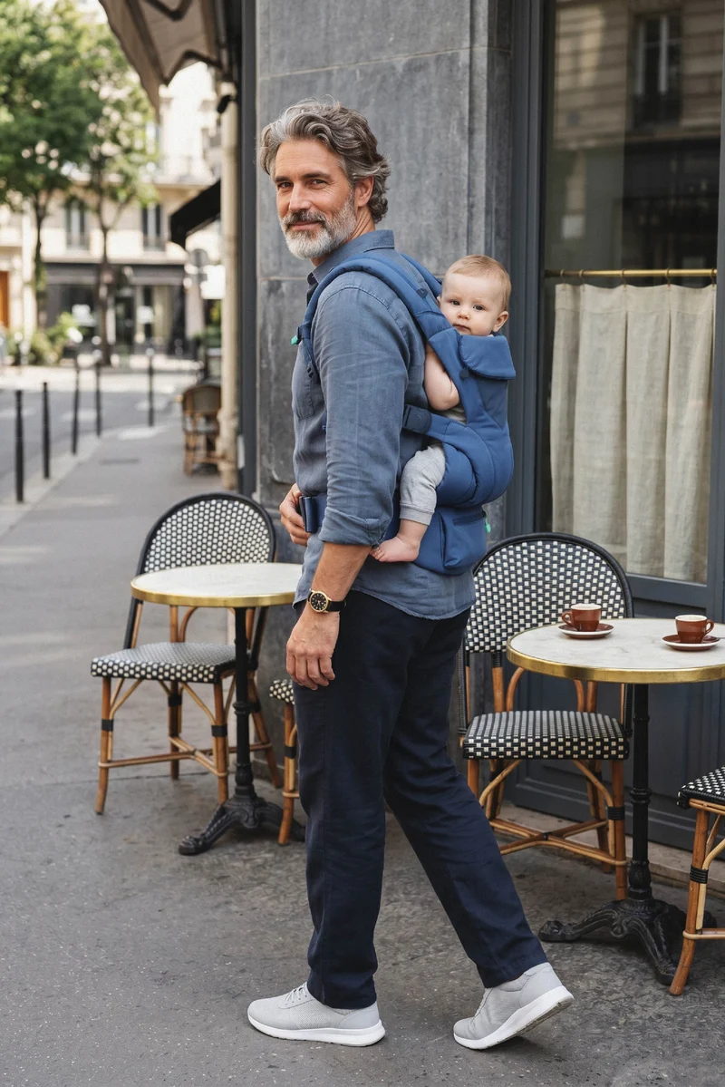 CUDDLE CARRY Baby Carrier - Dark Blue