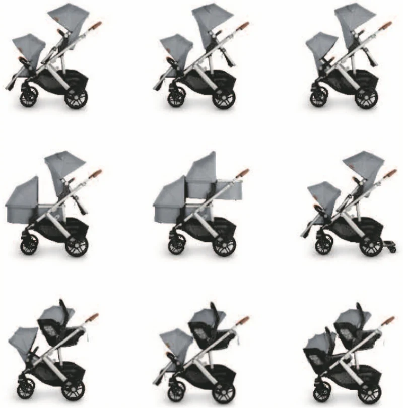 Uppababy Vista V2 (neues Modell) - umbaubar zum Geschwister-/Zwillingswagen