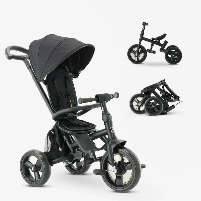 DERYAN Explorer Dreirad schwarz