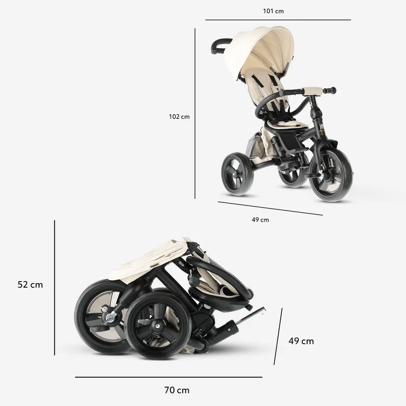 DERYAN Explorer Dreirad creme