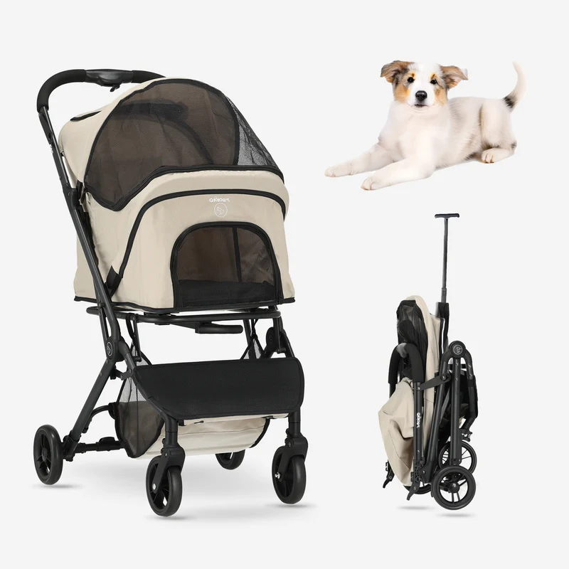 Qplay QPPet Hondenbuggy Nougat