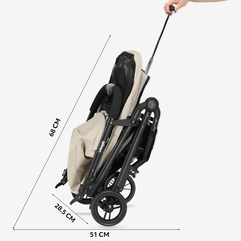 Qplay QPPet Hondenbuggy Nougat