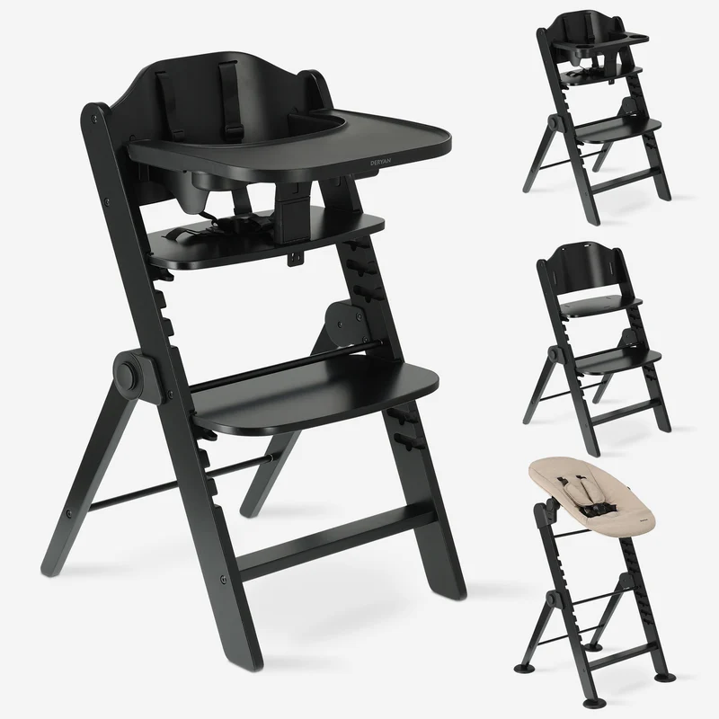 Deryan Odin Luxe Kinderstoel Met Bouncer Nougat