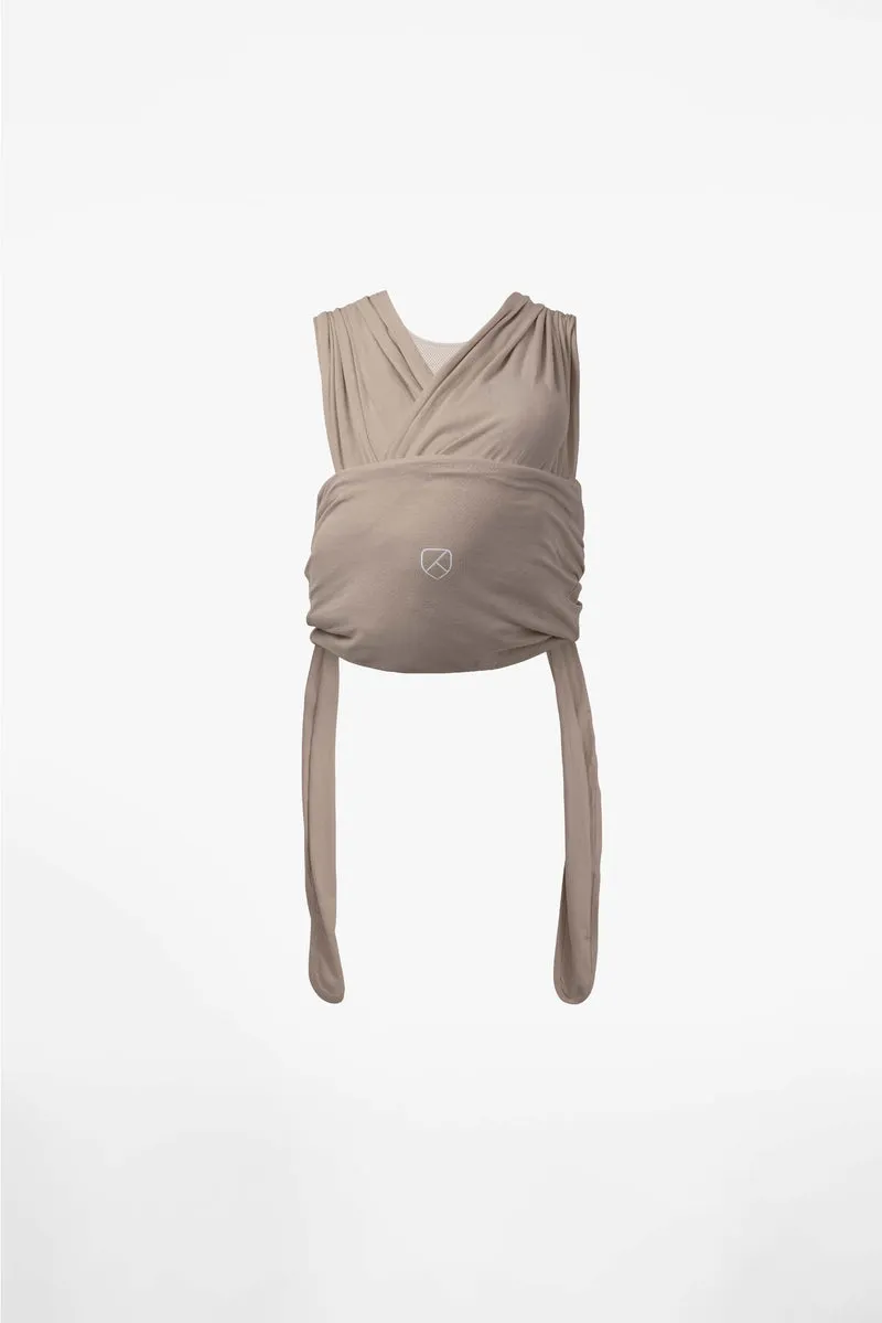 CUDDLE BAND 2 LINEN Newborn Baby Wrap - Cappuccino