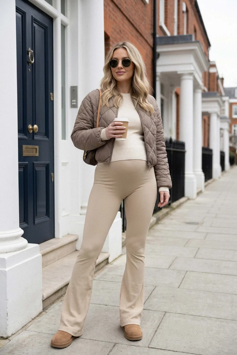 MATERNITY PANTS Maternity Pants - Beige