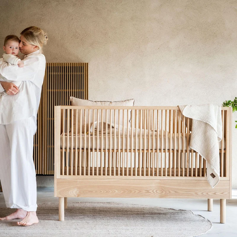 Mitwachsendes Babybett HaiNoKi 70 x 140 cm