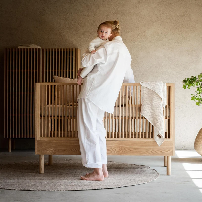 Mitwachsendes Babybett HaiNoKi 70 x 140 cm