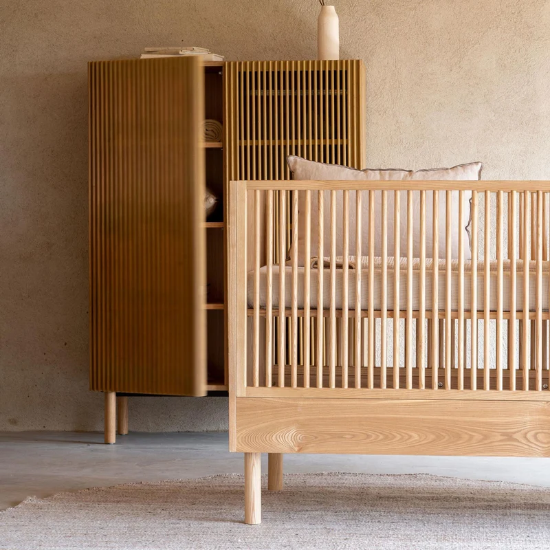 Mitwachsendes Babybett HaiNoKi 70 x 140 cm