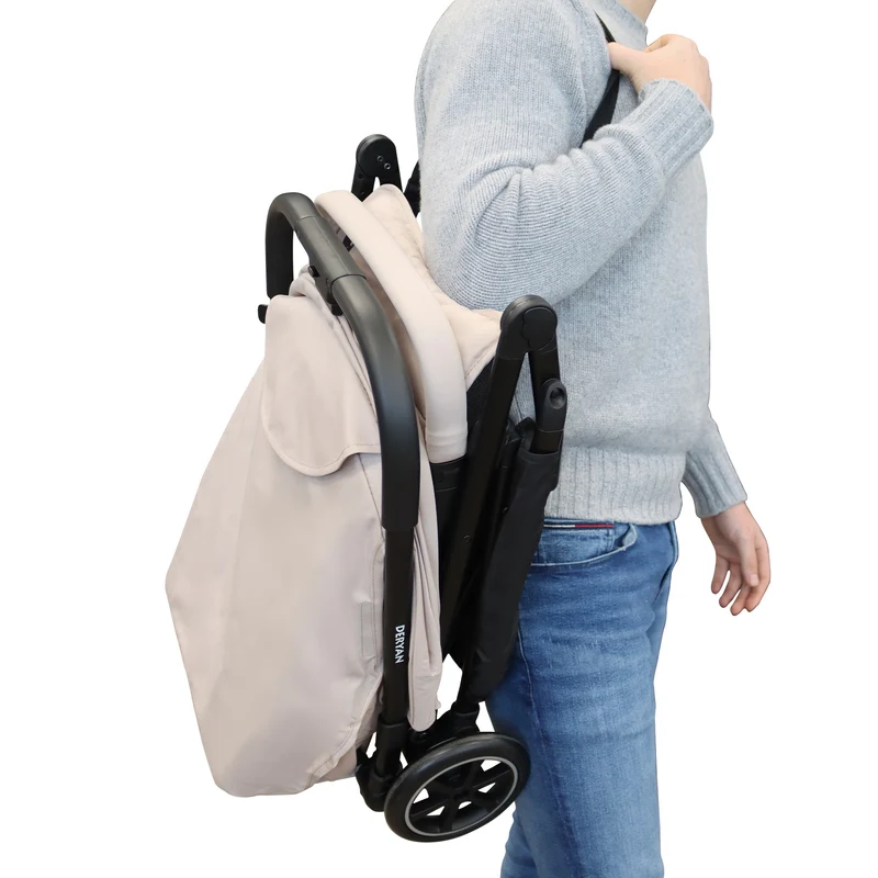 Deryan Rolo Easy Leichter Kinderwagen - Taupe