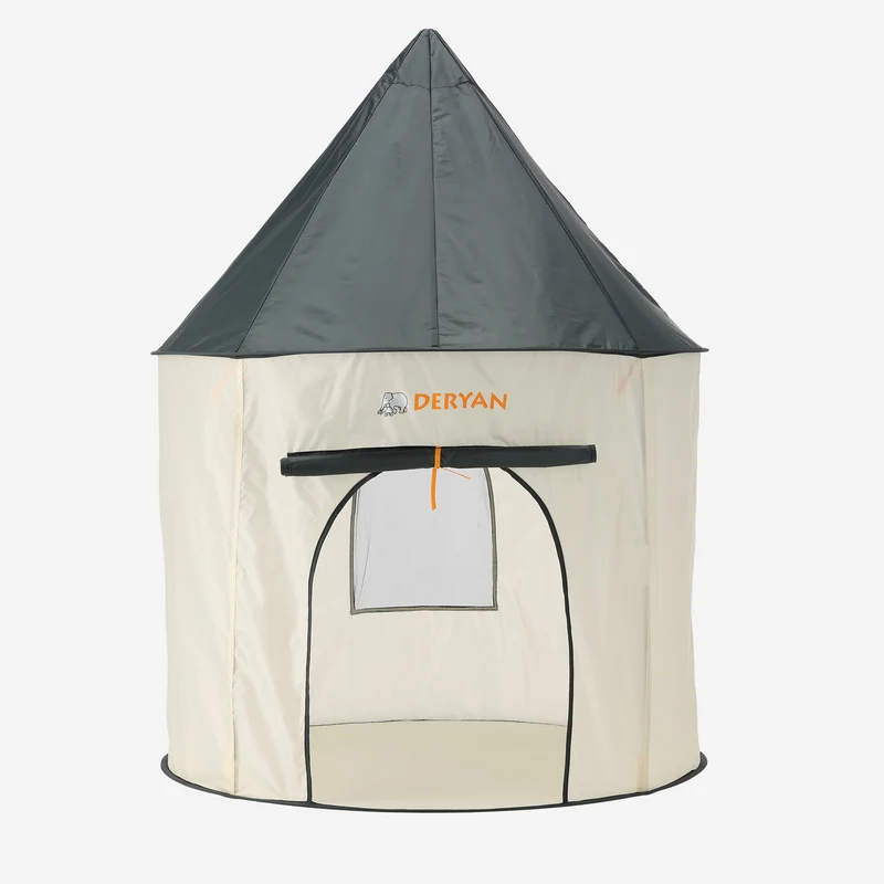 Deryan Luxuriöses Spielzelt - Spielschloss - Creme