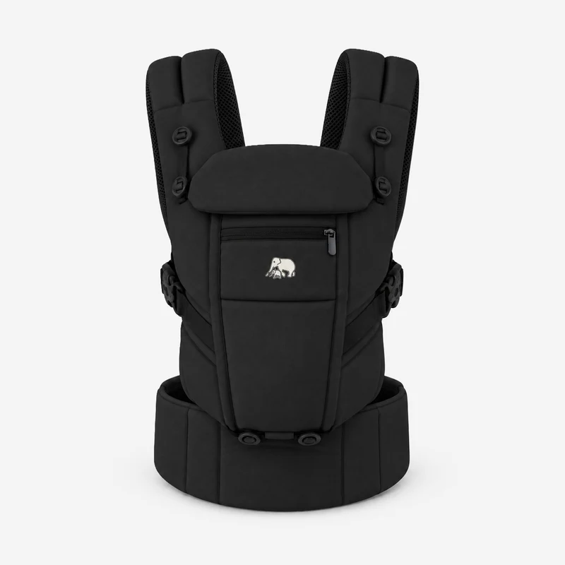 Deryan Ergonomische Babytrage - Bauchtrage 4-in-1 - Schwarz
