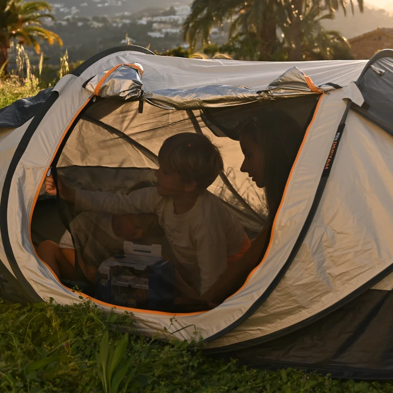 Deryan Pop Up Tent Cocoon - 2000MM waterkolom - Cream
