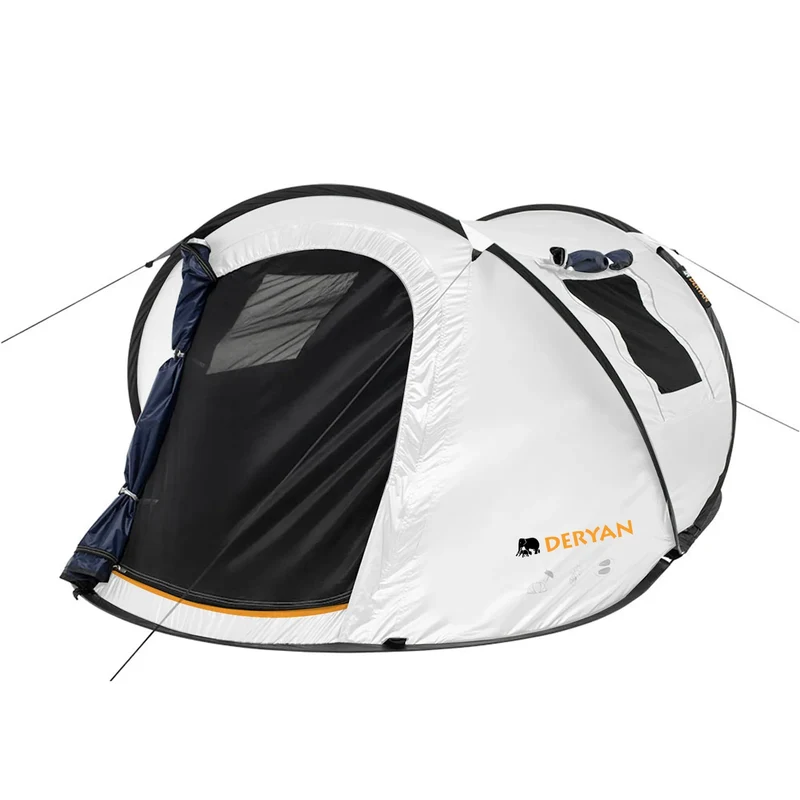 Deryan Pop Up Tent Dome - 2000MM waterkolom - Cream