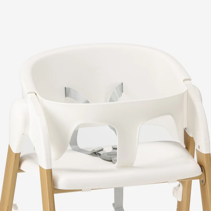 Luxushochstuhl weiß / Holz