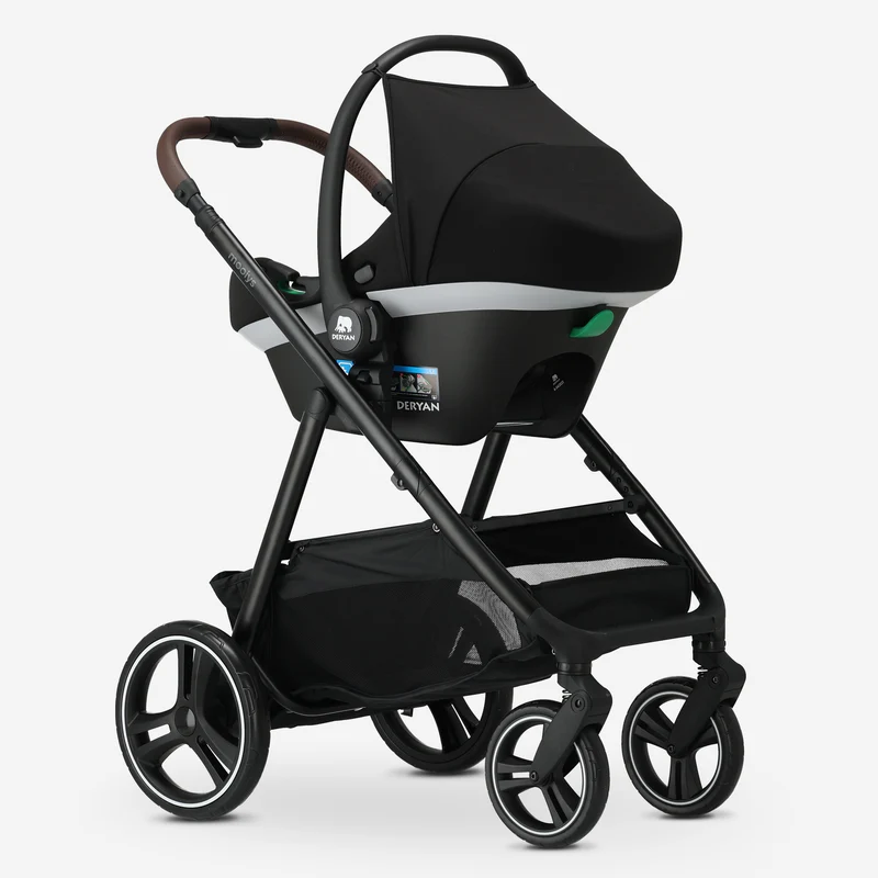 Mooiys Luca 3-in-1-Kinderwagen – Multifunktionaler Kinderwagen – inklusive Autositz – Nougat