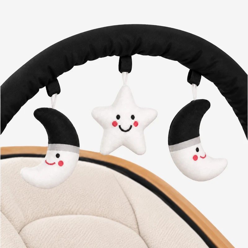 Deryan Rocker Luxe 2-in-1-Wippe - Creme