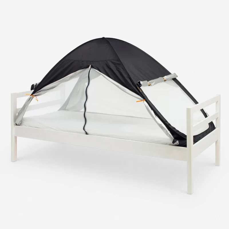 Bett-Zelt Moskitonetz Verdunkelung - 200x90cm - Höchste Qualität Moskitonetz