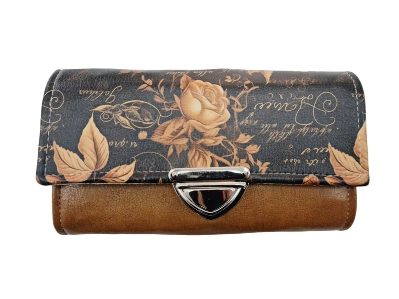 Geldbörse Uhren Rosen Letters von Atelier MiaMia
