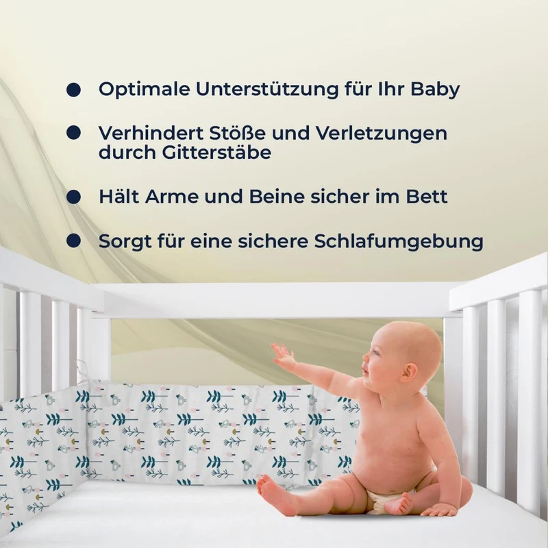 Baby-Nestchen flach