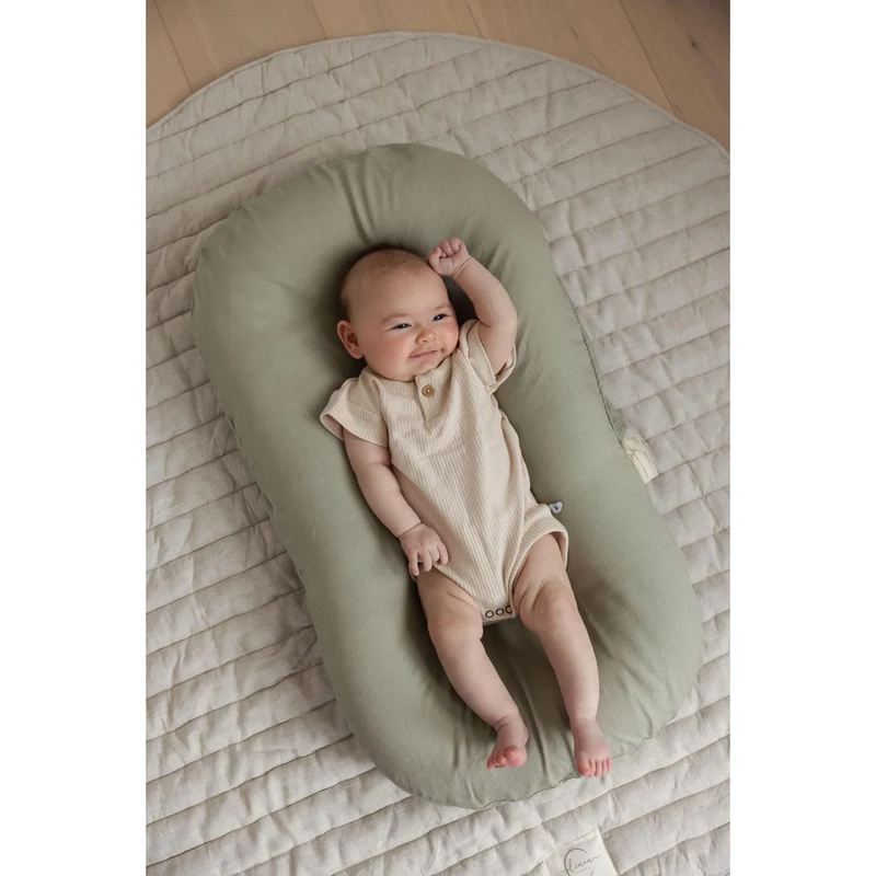 Linen Label Baby Lounger Nest