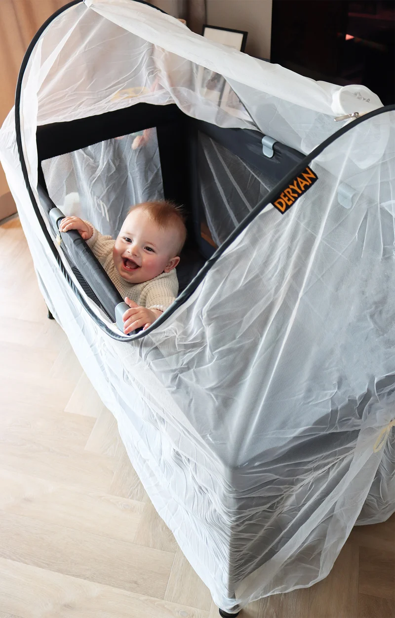 Deryan Luxuriöses Moskitonetz für Kinderbett - Moskitonetz für Bett - Baby Moskitonetz - Universal