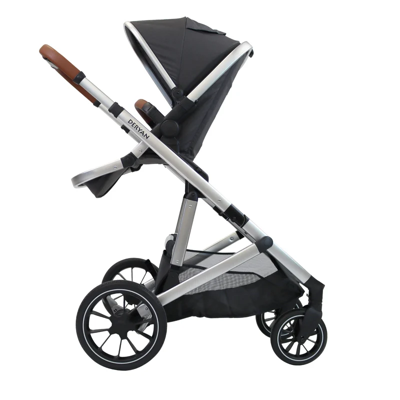 Deryan Evy V2 Kinderwagen 2in1 - Duo Kinderwagen Grau