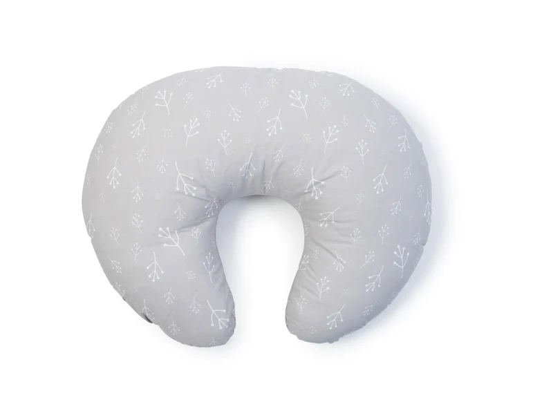 Dreamgenii Feeding Nursing Pillow Cover - Grey Floral - Spare Cotton Cover