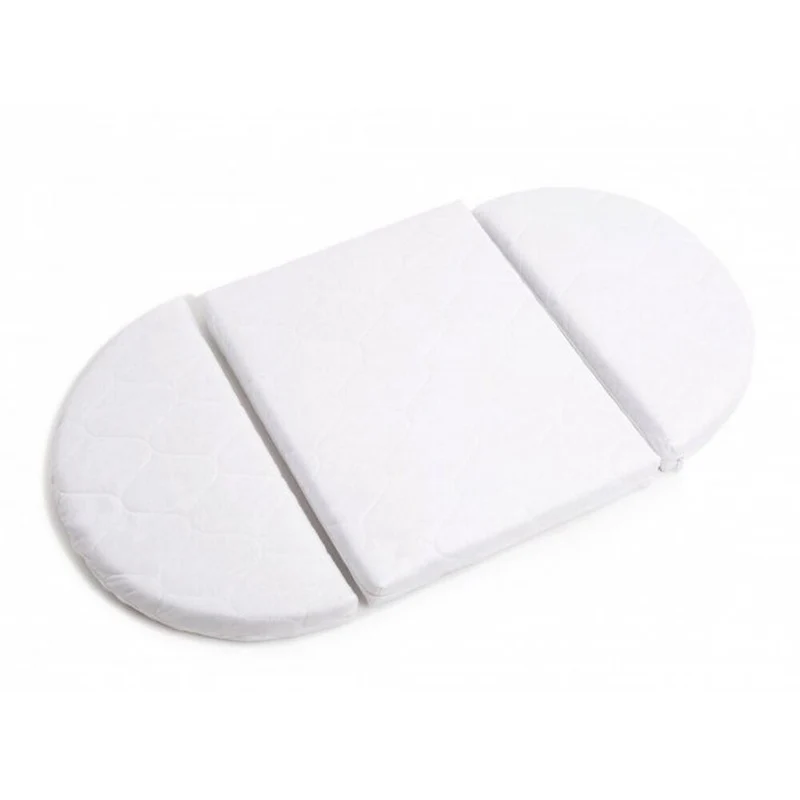 5in1 Babybett Beistellbett Olly aus Buchenholz mit Matratze, Weiß