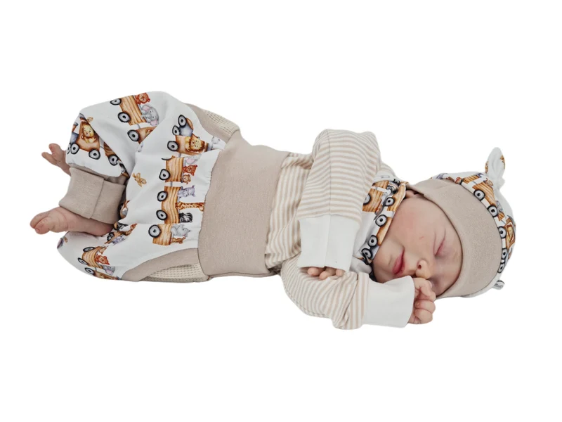 Coole Pumphose | Babyset Zug & Transportmotiv – kurz & lang bis Gr. 140 | Handmade