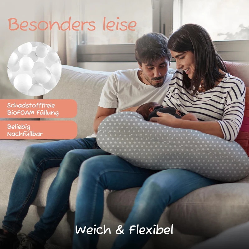 Joyfill Stillkissen (170cm) mit BioFoam