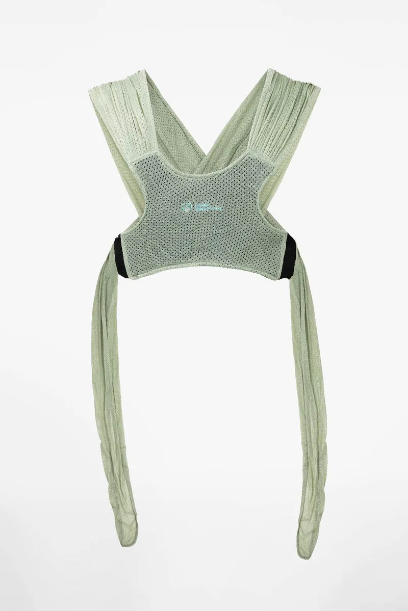 CUDDLE BREEZE Newborn Watersling Baby Wrap - Pale Green